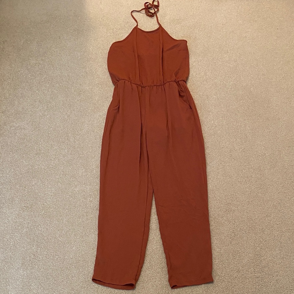 forever 21 halter jumpsuit